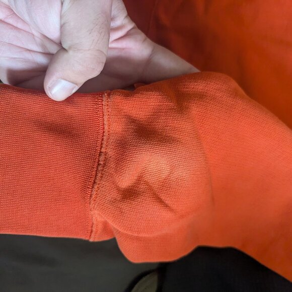 SANDRO - Orange "Love" Sweater - Sz S - Picture 7 of 12